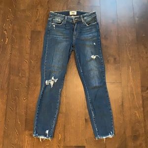 Paige Hoxton High Waist Crop Jeans size 26